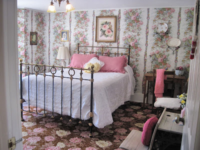 Linda Goodman's bedroom at the Last Dollar Inn B&B