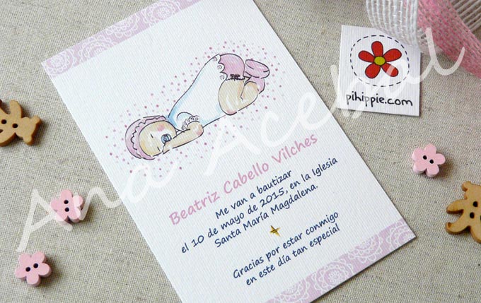 Recordatorio de bautizo personalizado original Recordatorio bautizo personalizado original
