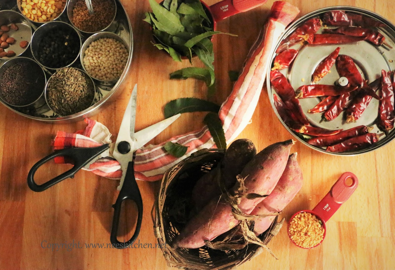 Sweet Potato and Neem Leaves Curry Nee's Kitchen