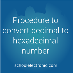 how to convert decimal to hexadecimal