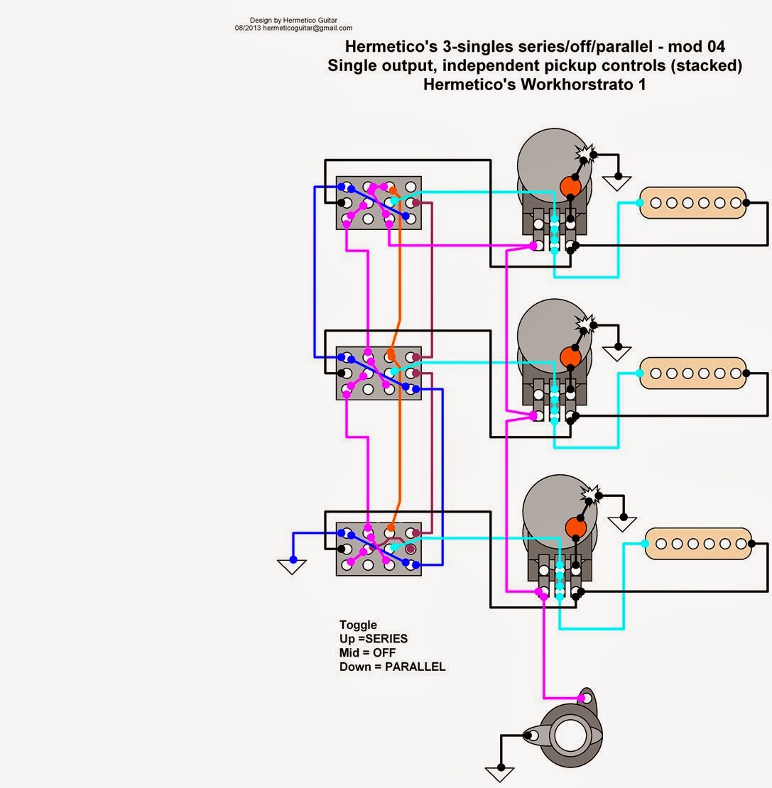 Single Coil Wire Diagram In Series
