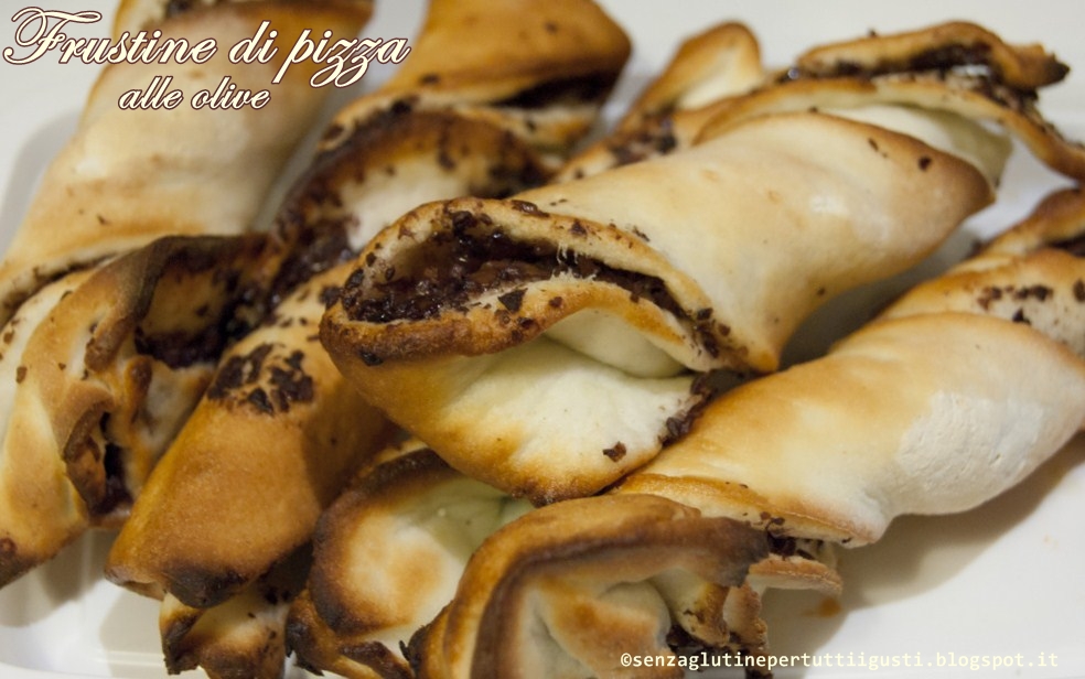 frustine di pizza senza glutine alle olive per il #gffd!