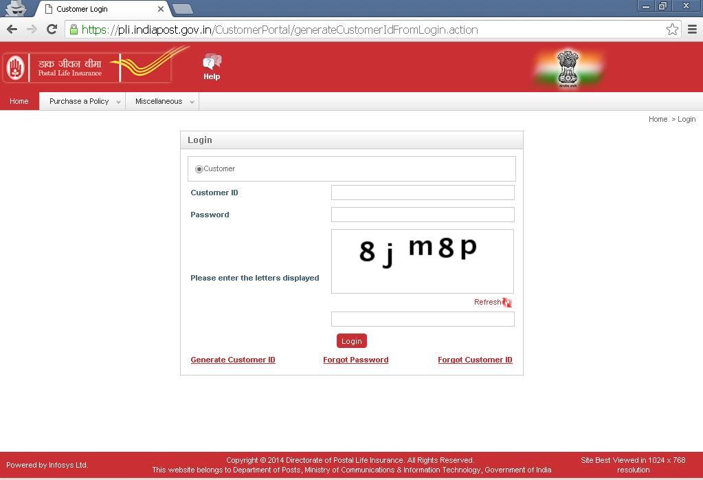 online payment gateway tool postal life insurance customer login