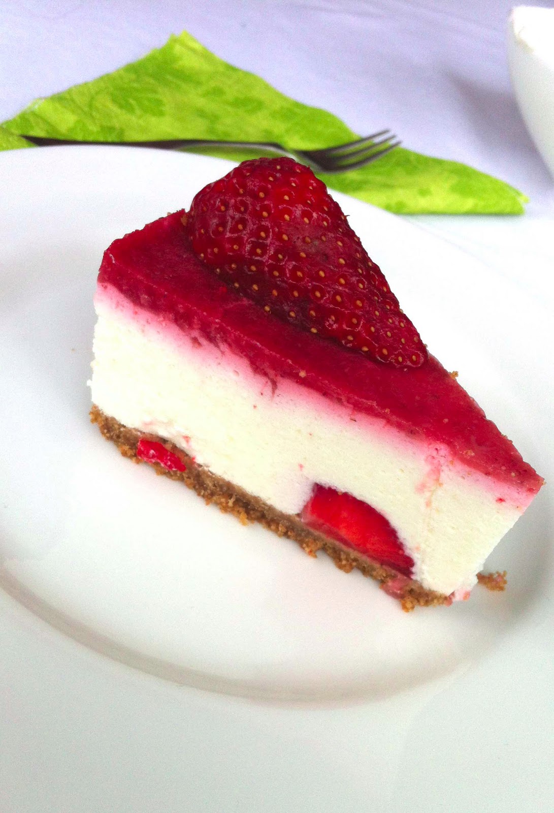 CUISINER BIEN : Erdbeer-Quark-Torte
