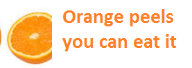 Orange peels you can eat it - Oranges citrus fruit peel (Santre Ke Chilke) 
