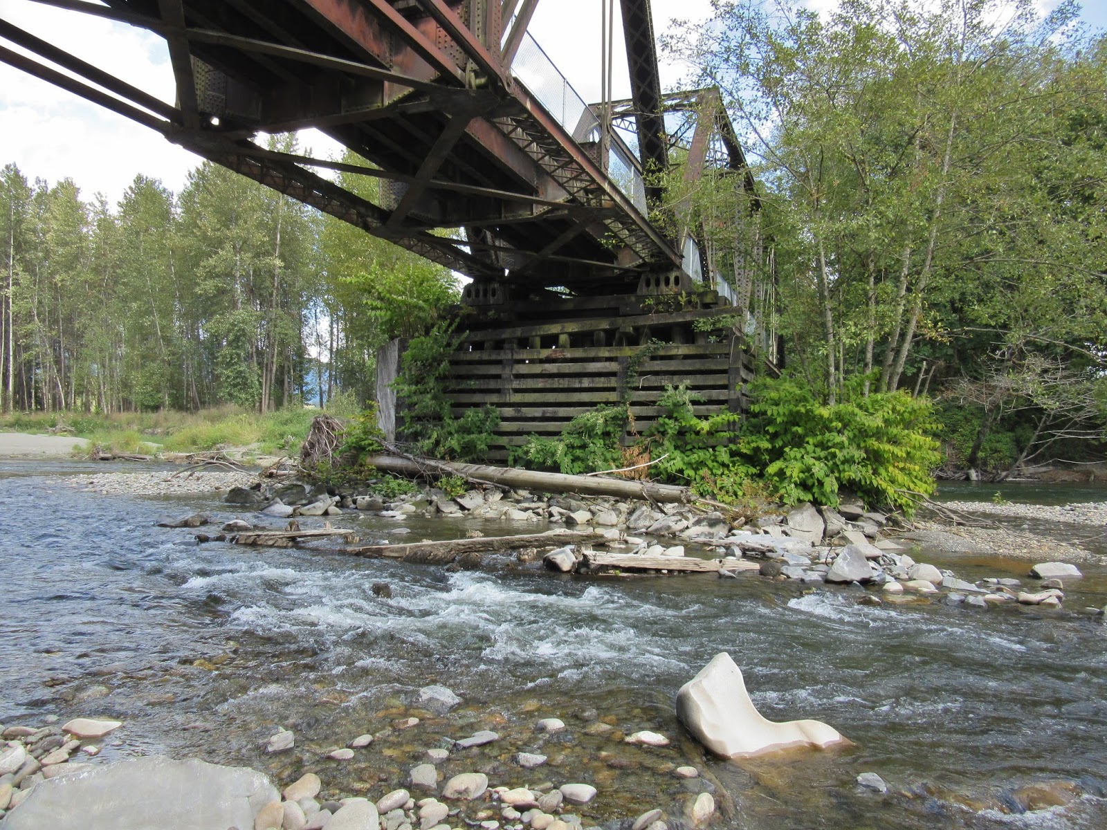The Hoge Homestead Under Tin Bridge