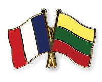 lithuania, france, flag