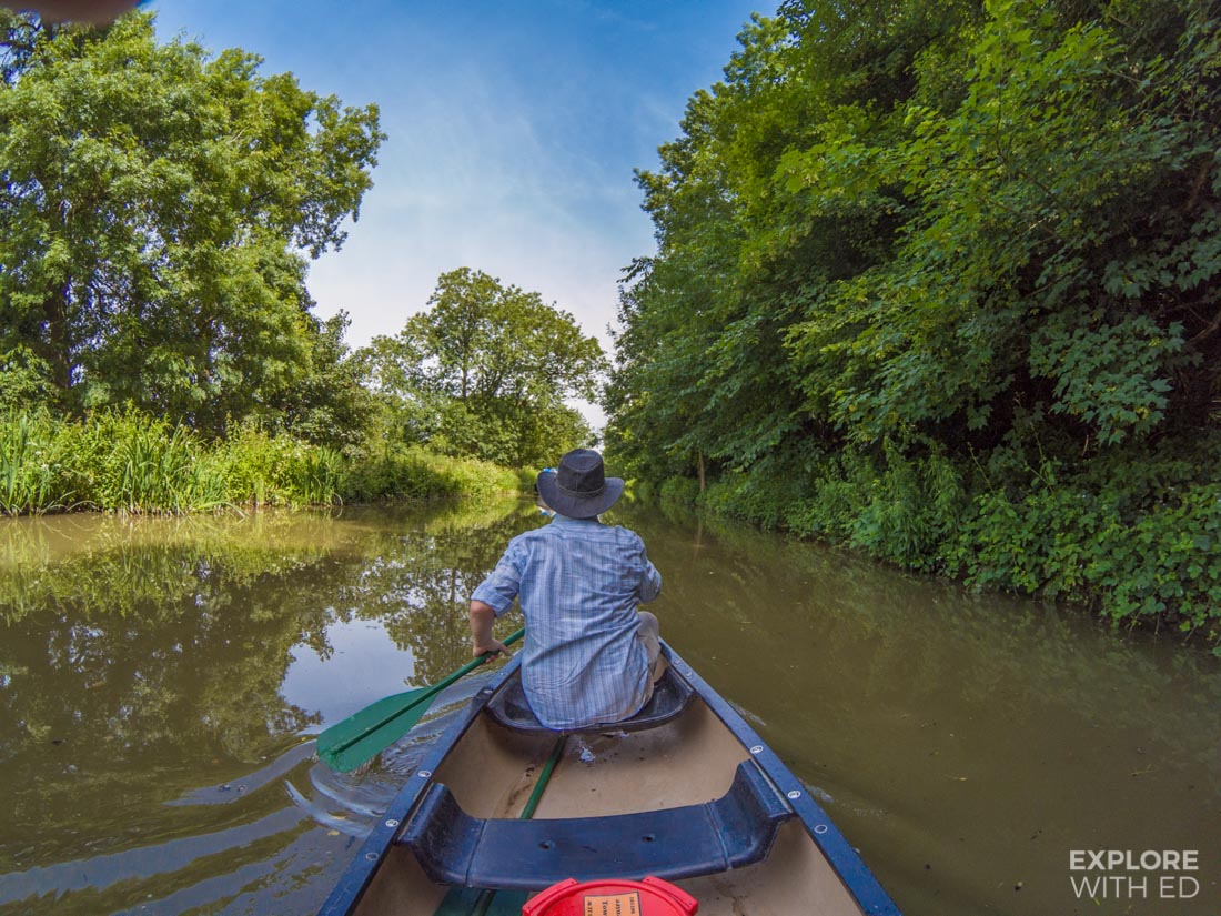 Canoeing on the Kennet and Avon Canal