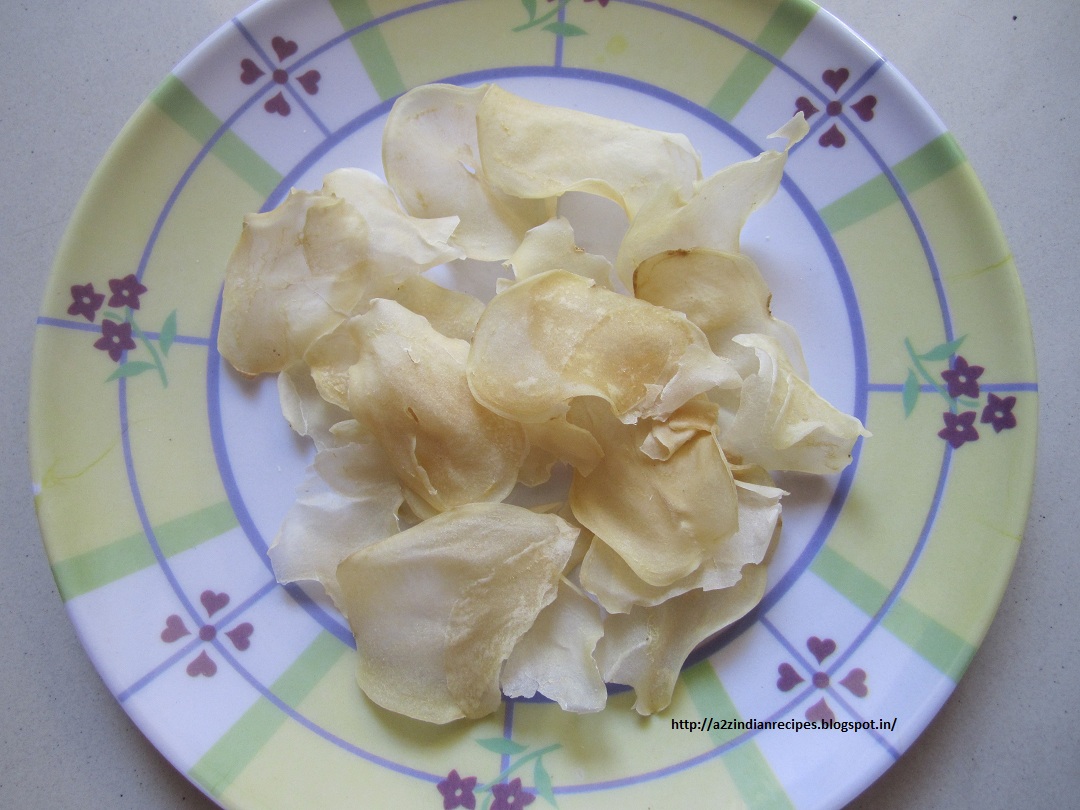 All Marathi Recipes Dry Potato Chips