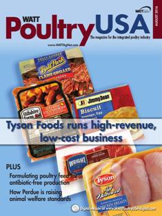 WATT Poultry USA - August 2016 | ISSN 1529-1677 | TRUE PDF | Mensile | Professionisti | Tecnologia | Distribuzione | Animali | Mangimi
WATT Poultry USA is a monthly magazine serving poultry professionals engaged in business ranging from the start of Production through Poultry Processing.
WATT Poultry USA brings you every month the latest news on poultry production, processing and marketing. Regular features include First News containing the latest news briefs in the industry, Publisher's Say commenting on today's business and communication, By the numbers reporting the current Economic Outlook, Poultry Prospective with the Economic Analysis and Product Review of the hottest products on the market.