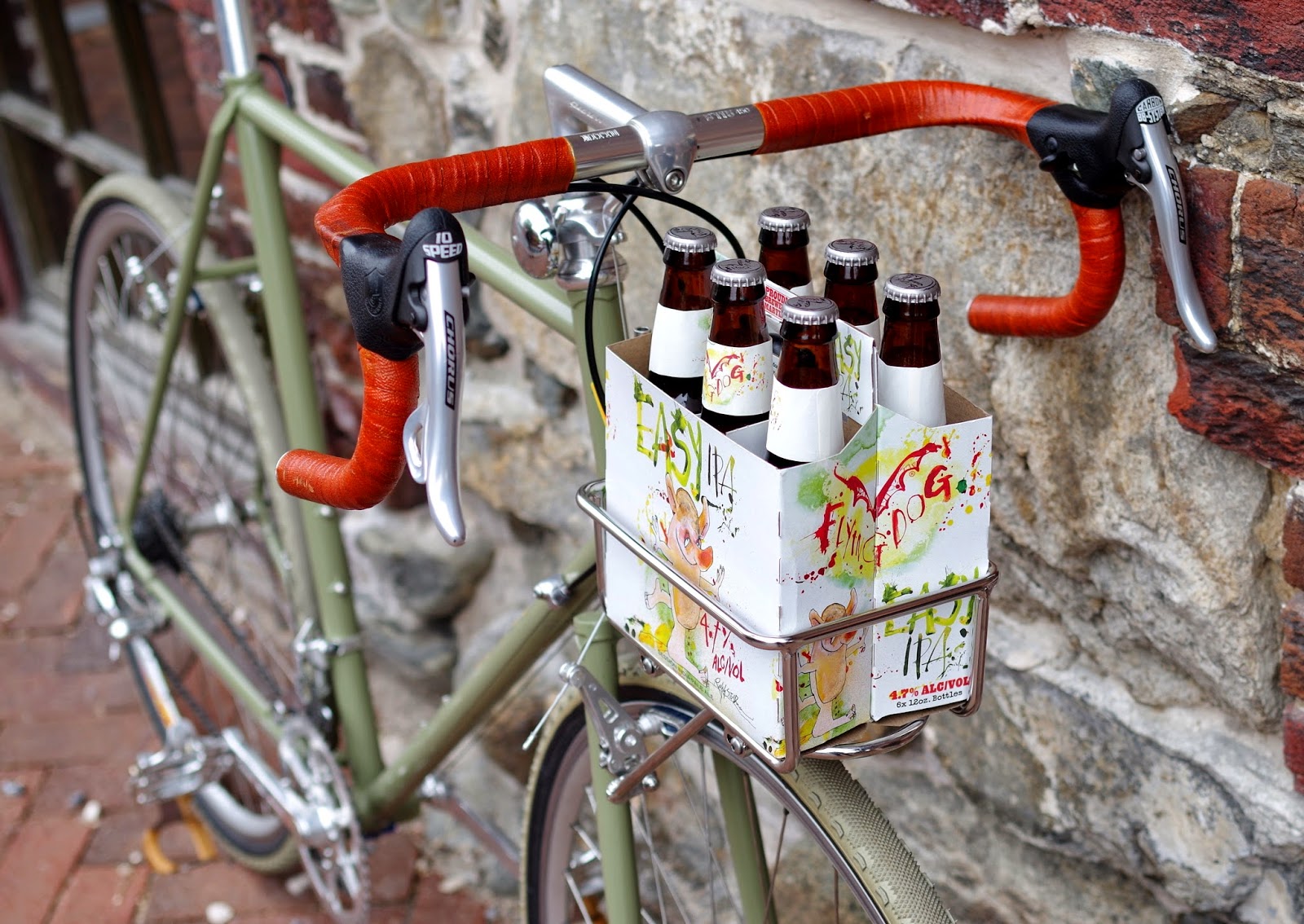 Porteur-Style 24-Pack Bike Rack