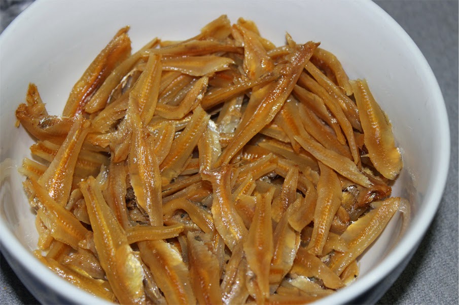 Saanvis food Dry Anchovies Curry/ Dry Nethili Curry/ Endu Nethalla Kura