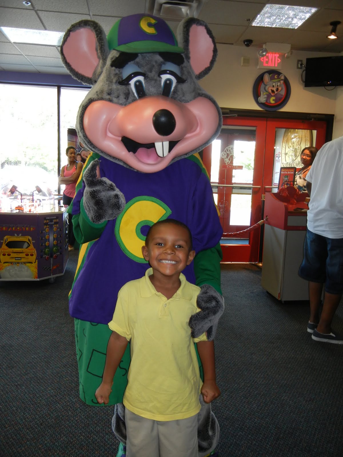 Sojourner Marable Grimmett Family Fun at Chuck E. Cheese’s