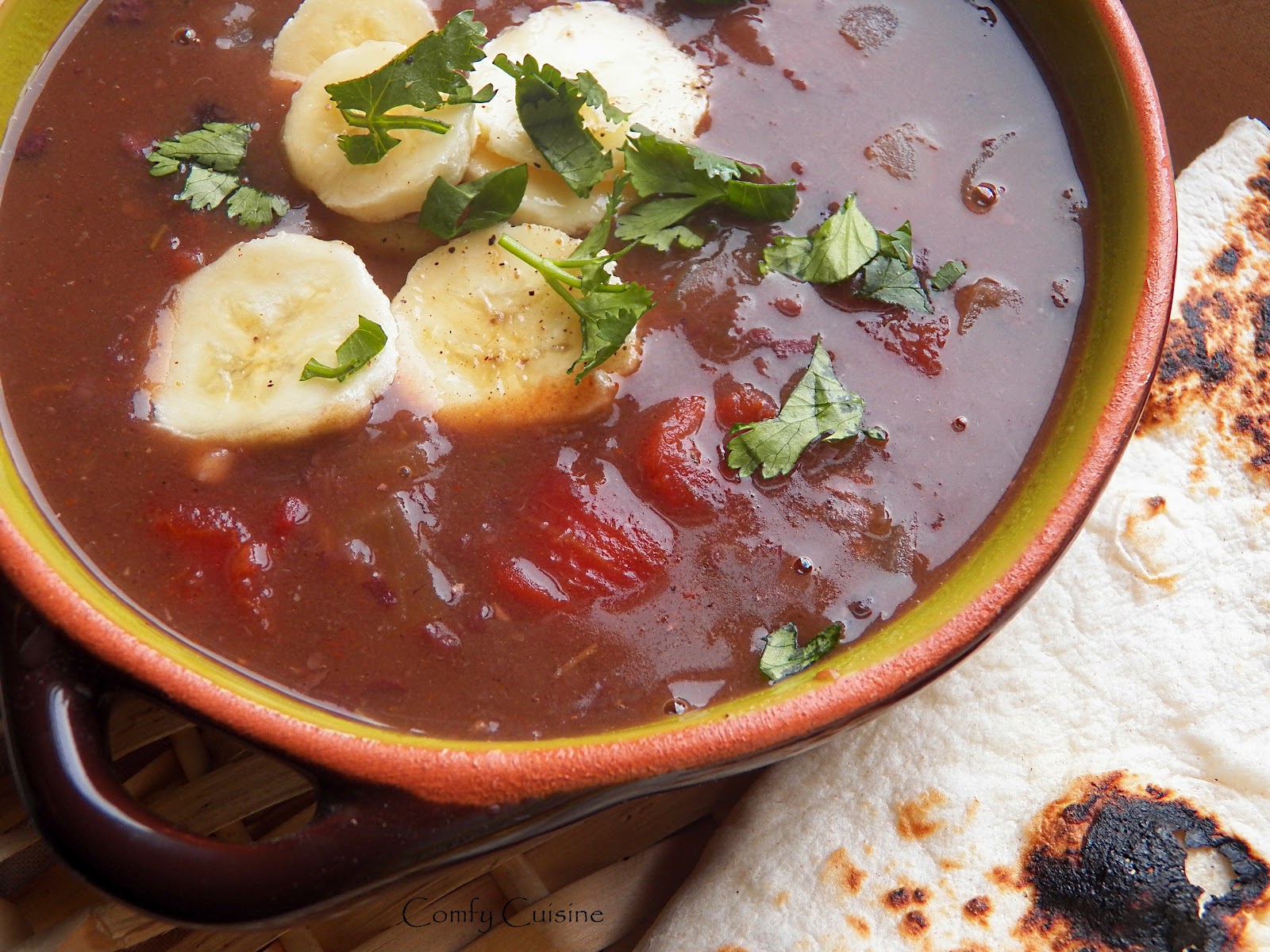 Comfy Cuisine Home Recipes from Family & Friends Black Bean Soup with