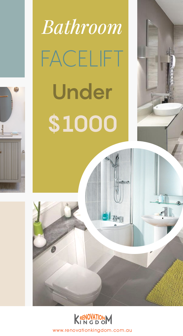 Bathroom Facelift Under 1000