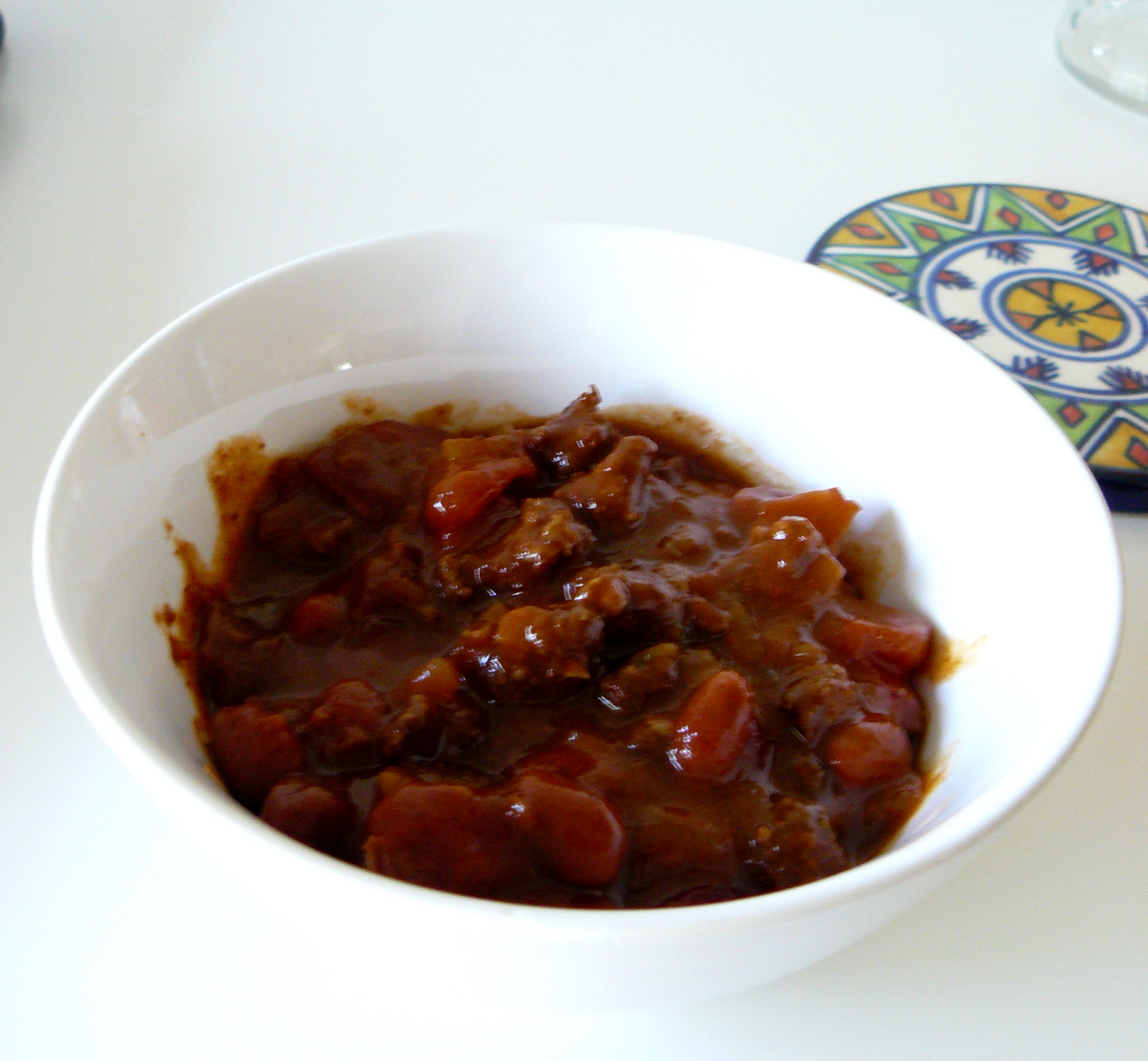 Meal Survivor Beef chili from Trader Joe's