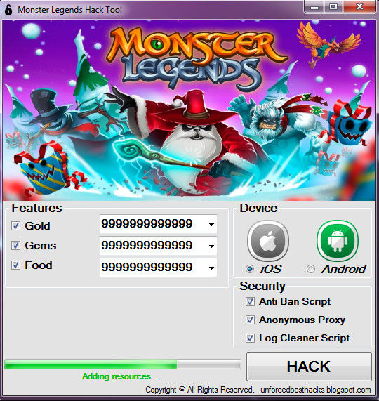 Monster Legends Hack Tool No Survey No Pass FREE DOWNLOAD! Unforced