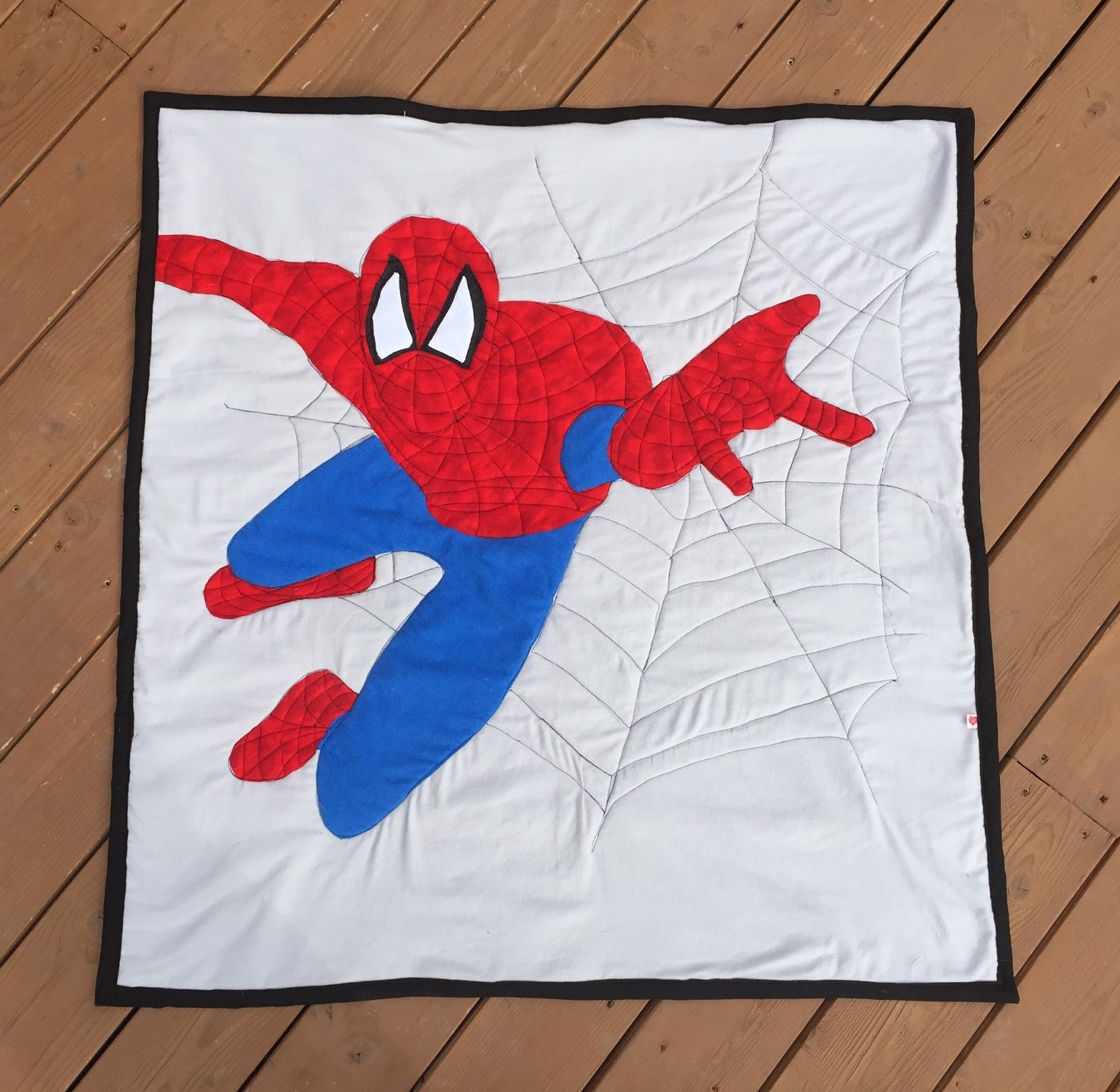 Val's Creative Life Spiderman Quilt Gifted