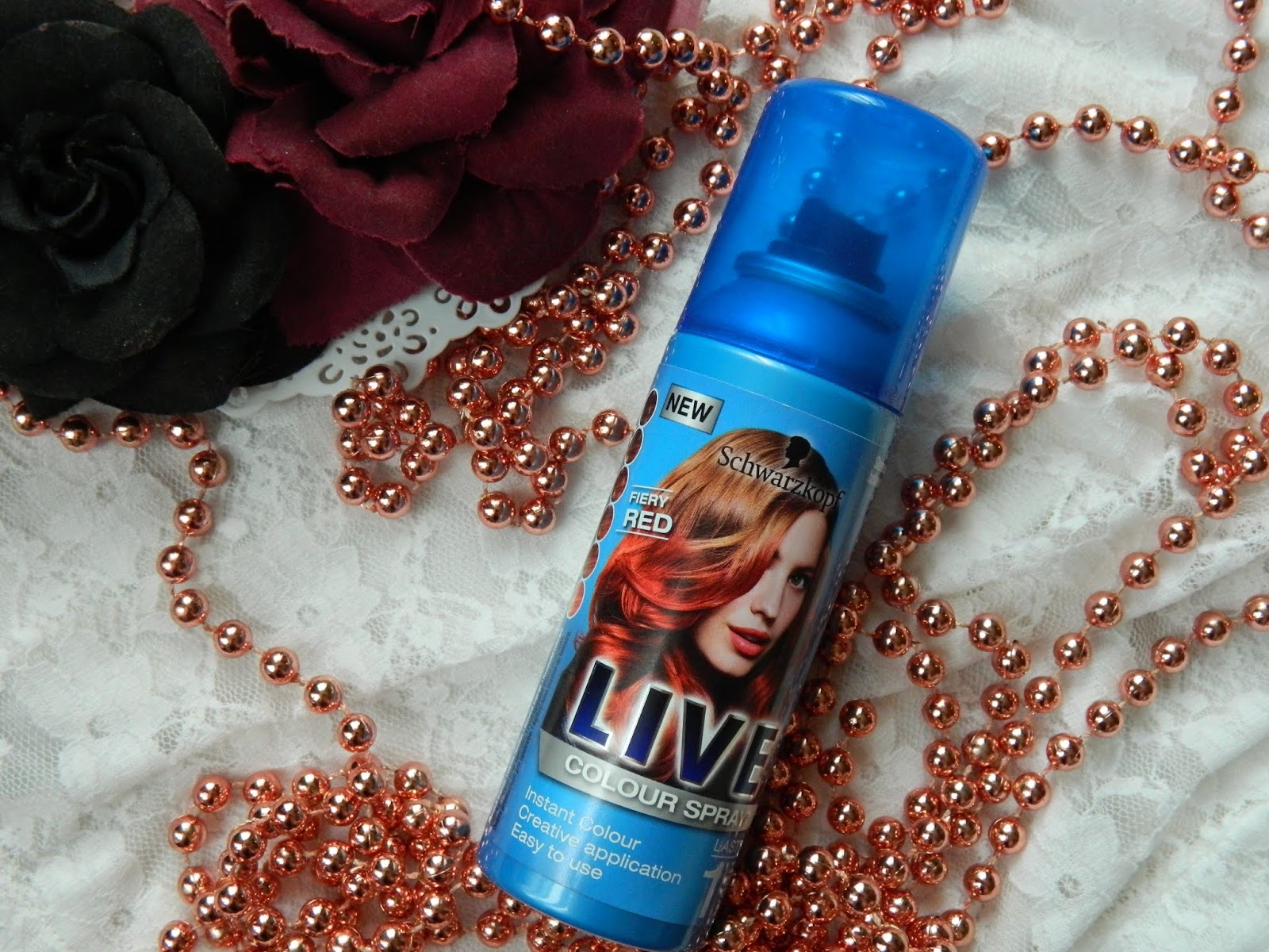 Schwarzkopf Live Colour Spray Fiery Red Purple Spark