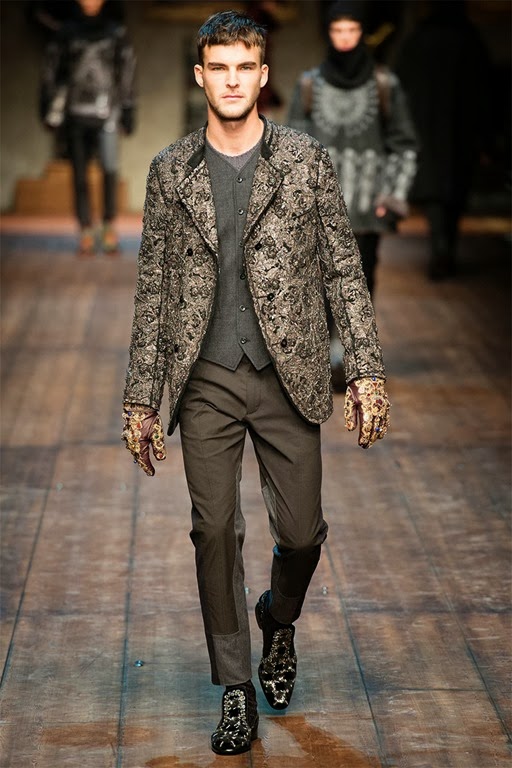 Milan Men's Fall/Winter 2014/2015: Dolce & Gabbana