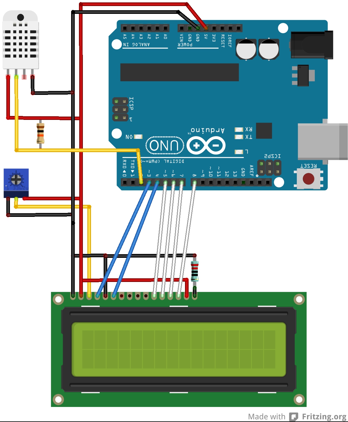 Arduino Berri: Progetto Temperatura e umidità su WEB