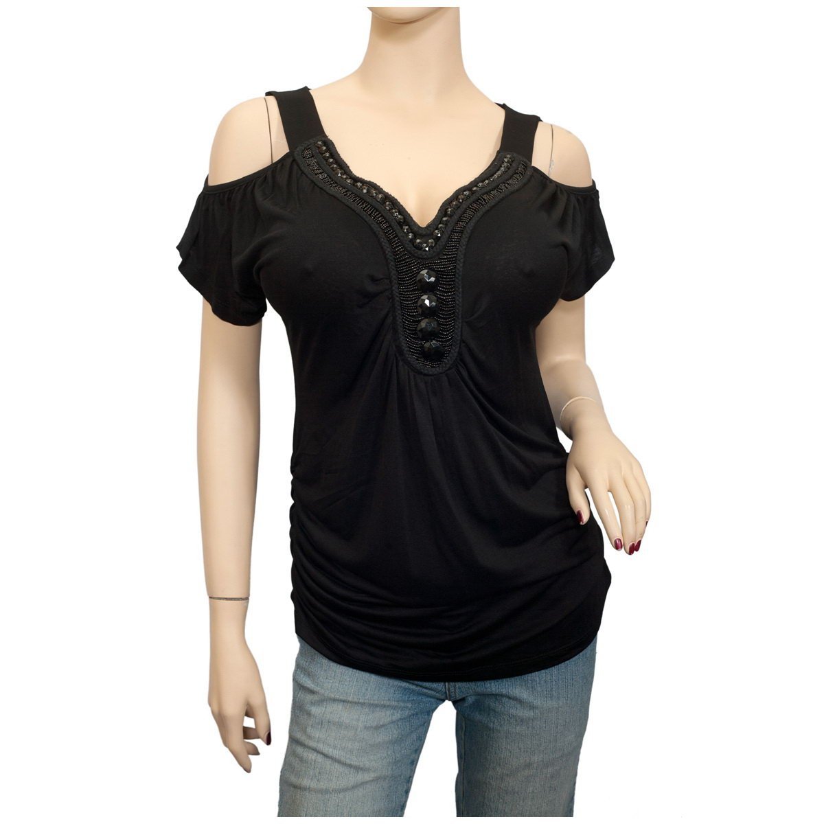Sexy Plus Size Womens Tops 37