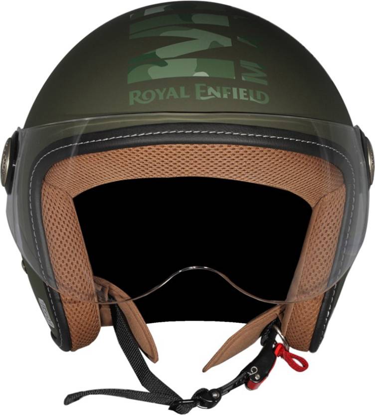 Royal Enfield Classic Jet Camo MLAG Motorbike Helmet M (Battle Green