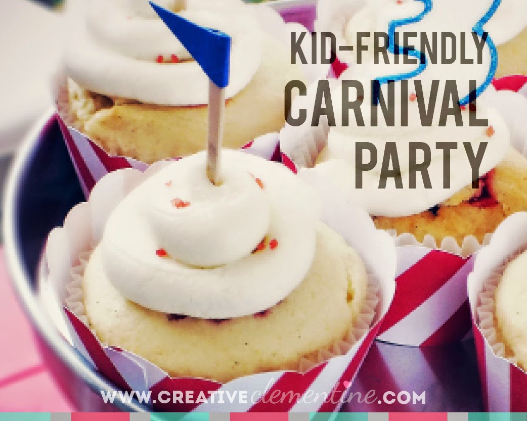 Kid Friendly Carnival Birthday Party via CreativeClementine.com