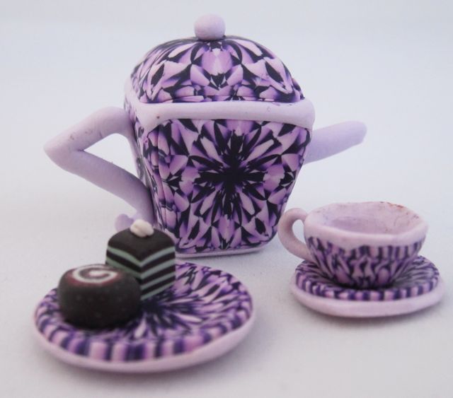 Creator's Joy Polymer clay miniature latte art