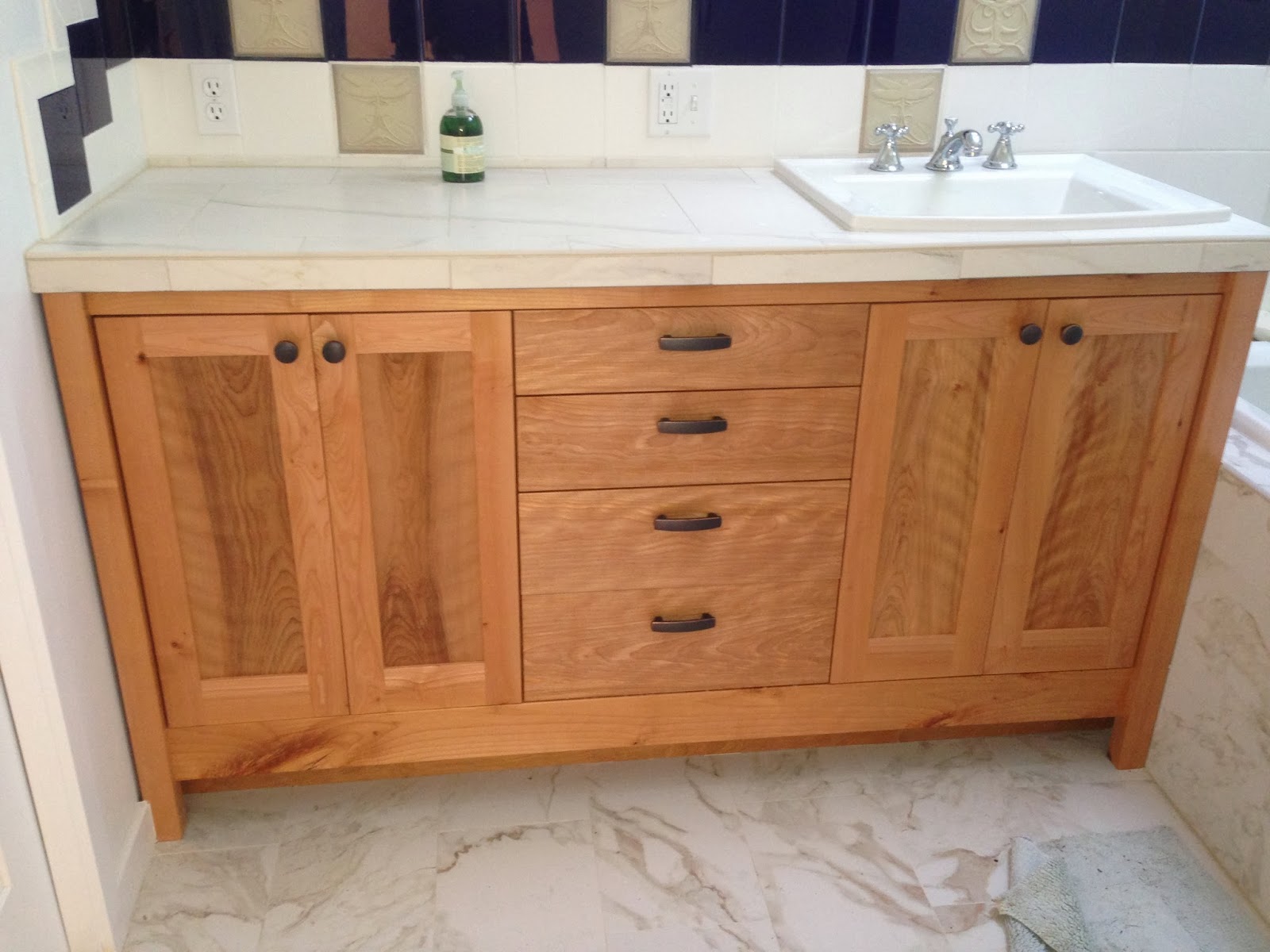Mathew Isaac's Woodworks Bathroom vanity