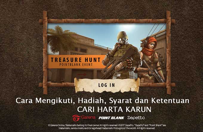 Event PB Garena Treasure Hunt Cari Harta Karun Event PB Garena Treasure Hunt Cari Harta Karun