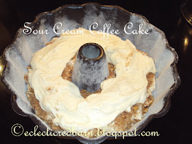 Eclectic Red Barn: Sour Cream Coffee Cake batter
