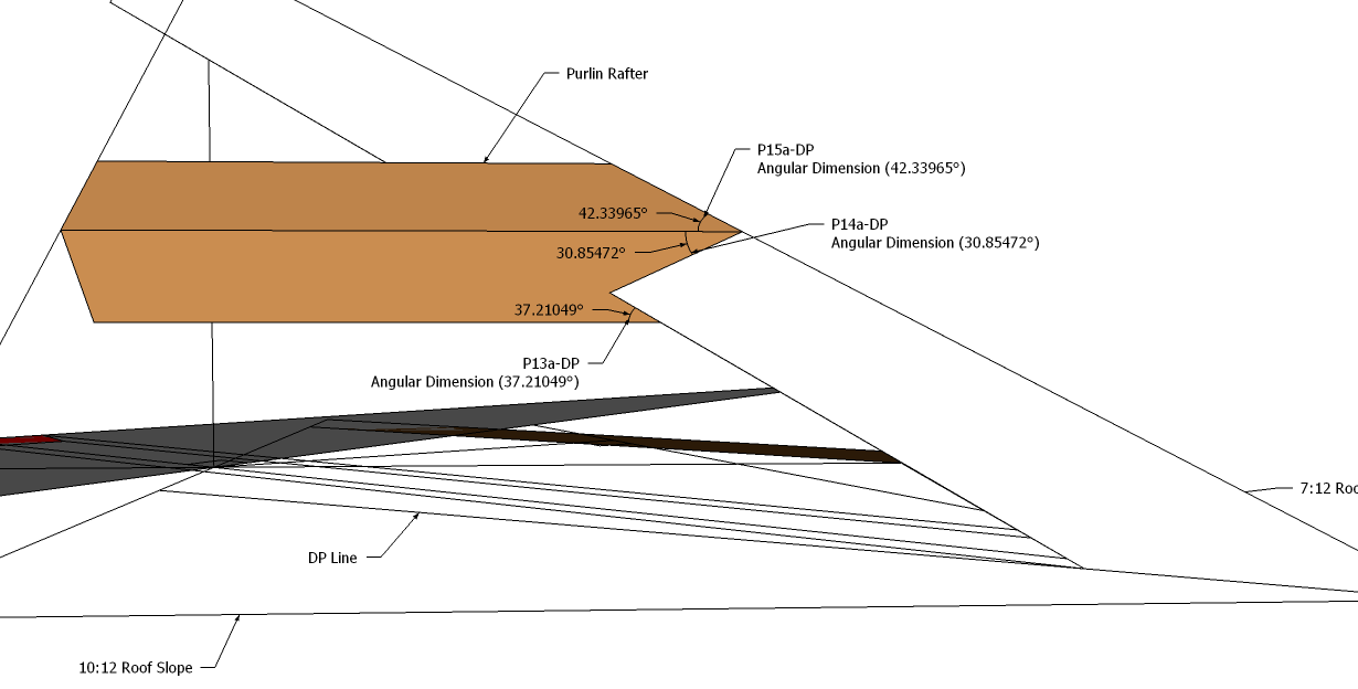 Roof Framing Geometry Tréteaux Angles Trigonometry Formulas
