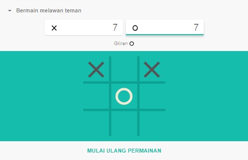 Game Yang Dapat Dimainkan Eksklusif Di Google Tic Tac Toe - Gamer Bocil