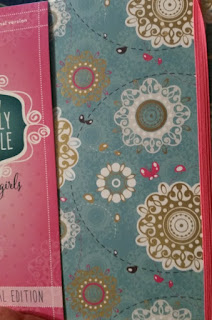 NIV Holy Bible for Girls Journal Edition close up
