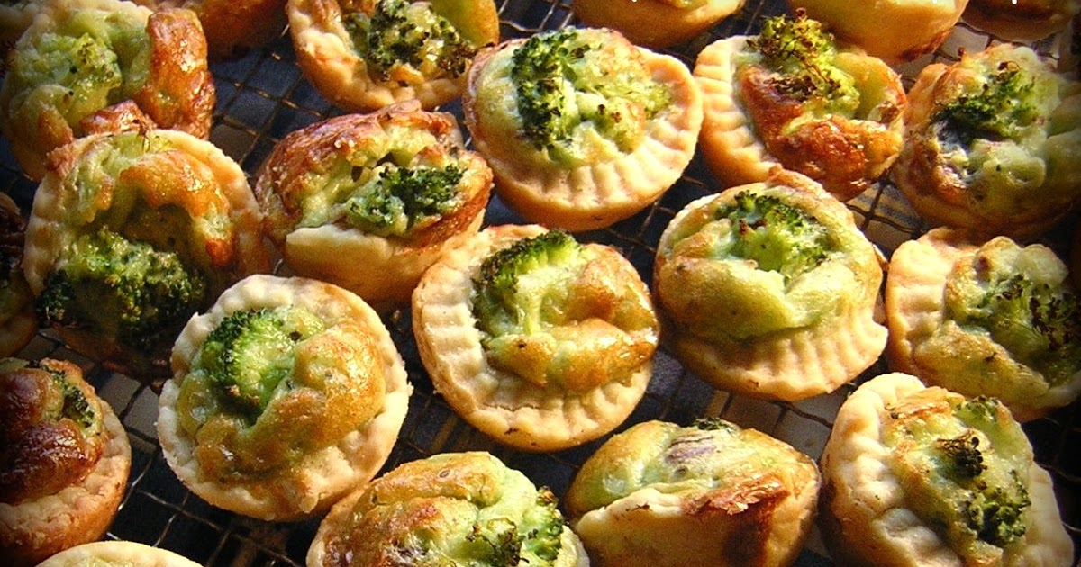 La Différence Blue Cheese and Broccoli Mini Quiches with Walnut Pastry