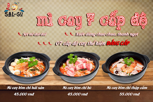 Mì cay 7 cấp độ tại SAL-GU Hồ Chí Minh Mì cay 7 cấp độ tại SAL-GU Hồ Chí Minh