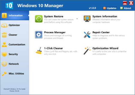 Yamicsoft Windows 10 Manager 1.1.4 Multilingual Img