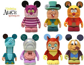 Disney Vinylmation Alice in Wonderland Series - Cheshire Cat, Mad Hatter, March Hare, Caterpillar, Oyster Baby, Mystery Chase Dinah & Dodo