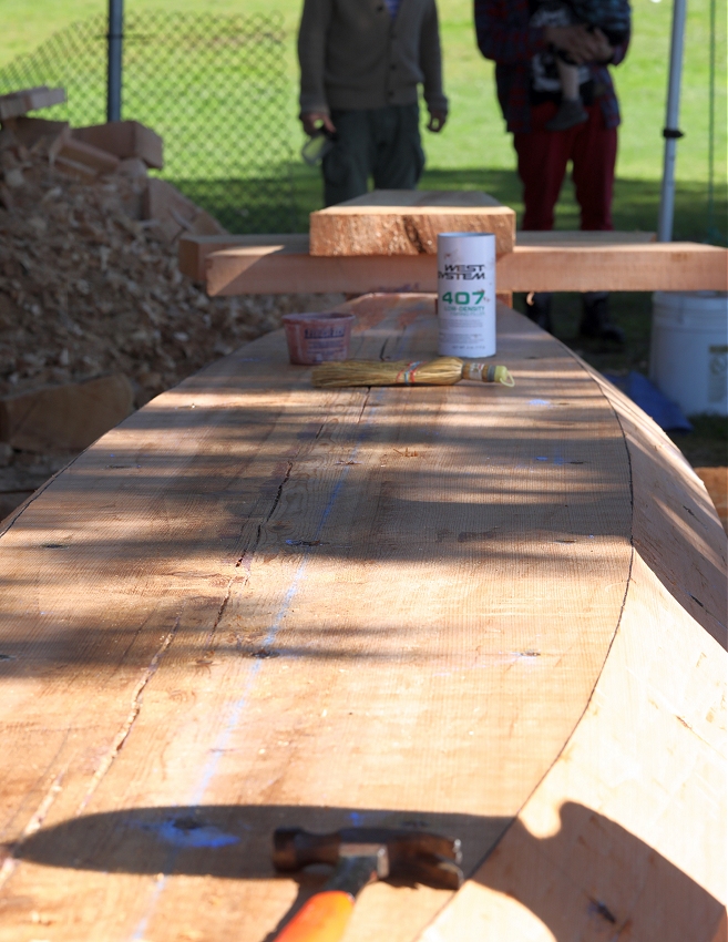 Powell River in Photos Canoe Carving
