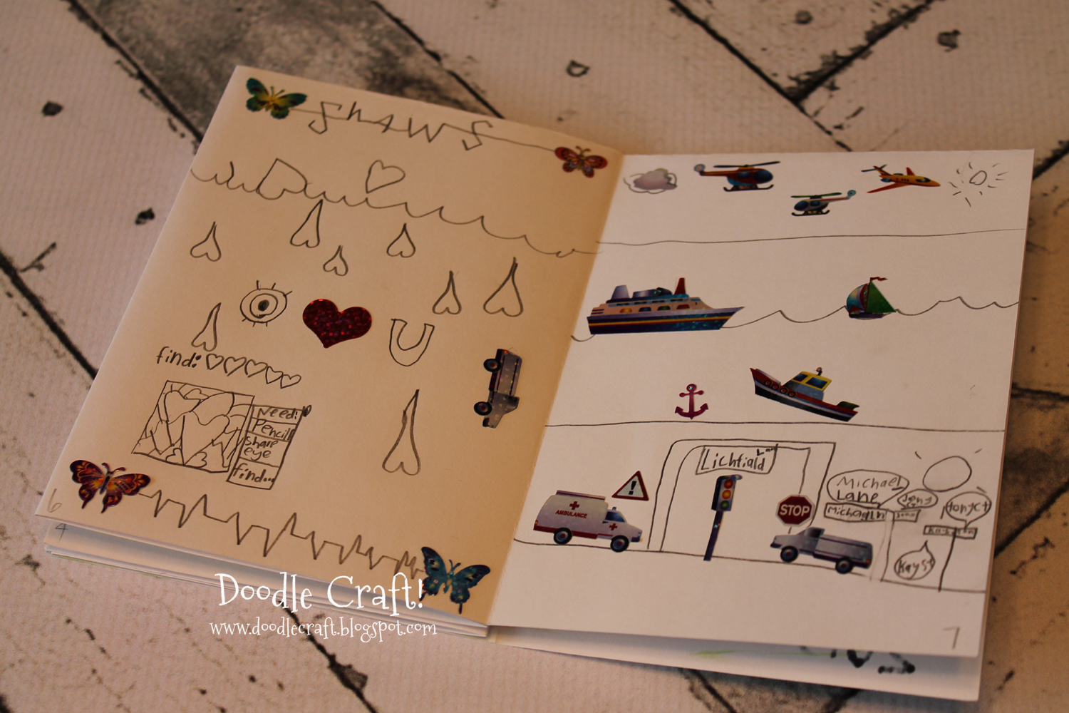 Easy Origami 8 Page Book