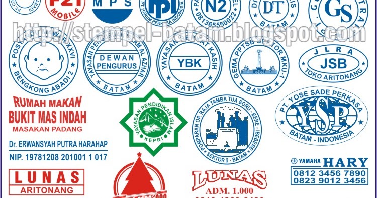 Call Wa  081364996234 Tempat bikin Stempel Cap Automatis Batam