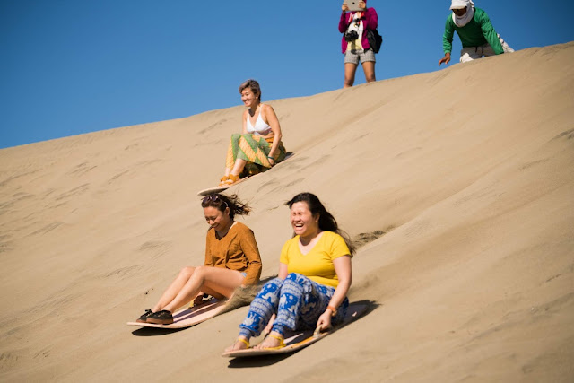 sand boarding la paz sand dunes celine murillo