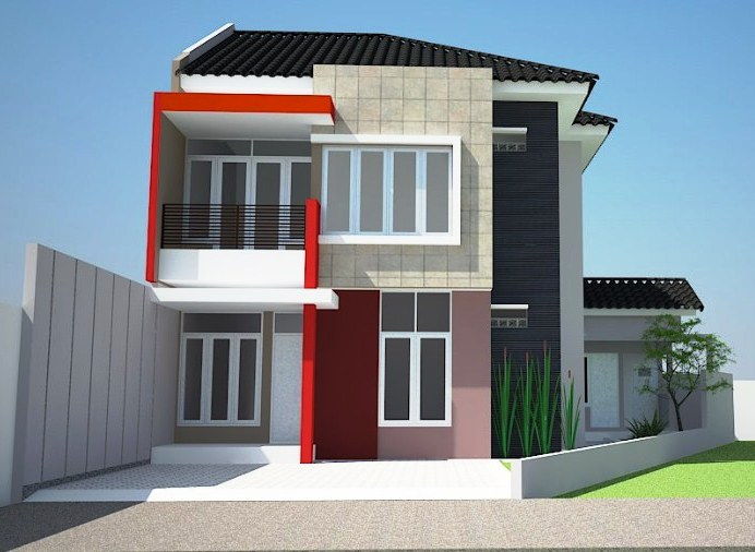 Model Rumah Minimalis 2 Lantai Sederhana Tampak Depan Model Rumah Minimalis 2 Lantai Sederhana Tampak Depan