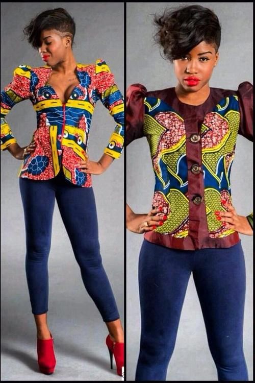 Image result for ankara jackets style for women