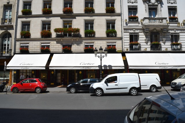 Cartier Jewelers in Paris