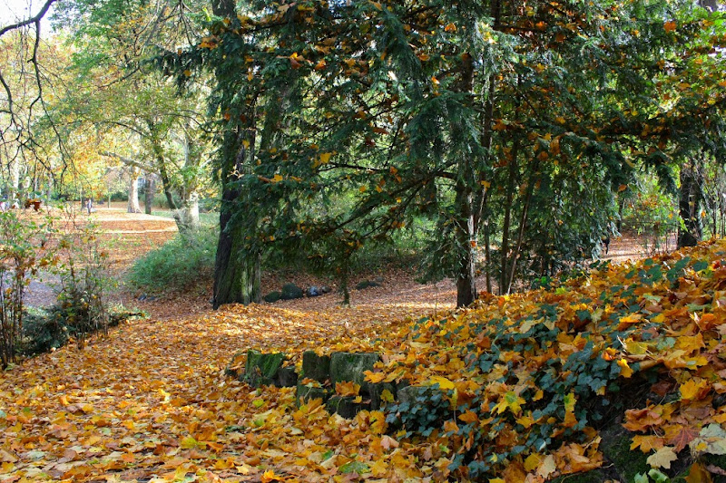 Viktoriapark Berlín otoño
