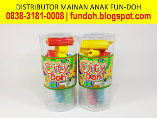 Fun-Doh Tabung Variant City Doh, fun doh indonesia, fun doh surabaya, distributor fun doh surabaya, grosir fun doh surabaya, jual fun doh lengkap, mainan anak edukatif, mainan lilin fun doh, mainan anak perempuan
