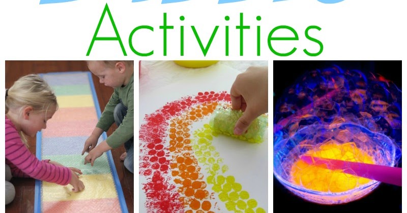 25+ Activities for National Bubble Week
