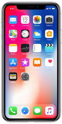 Layar iPhone X Layar iPhone X
